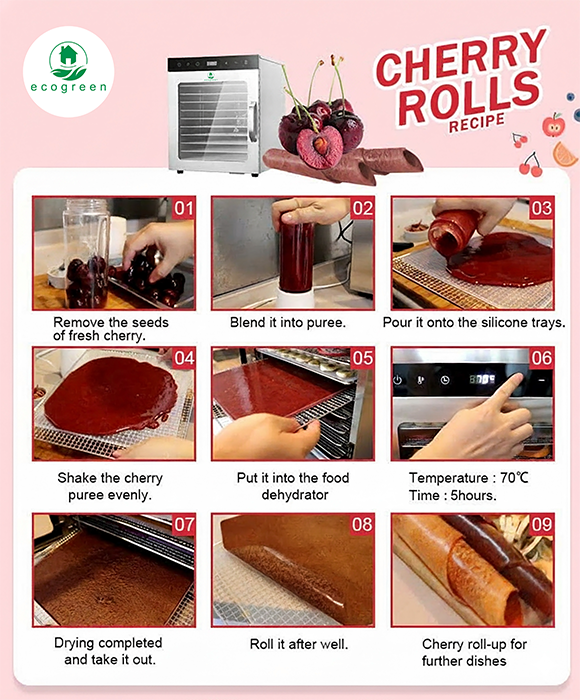 Nepal Eco Green Cherry Rolls Recipe