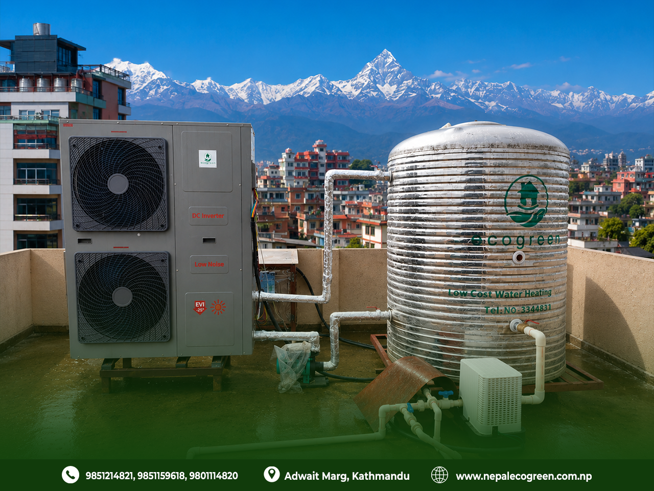 Reliable Heat Pump in Kathmandu | Heat Pump Suppliers 2026